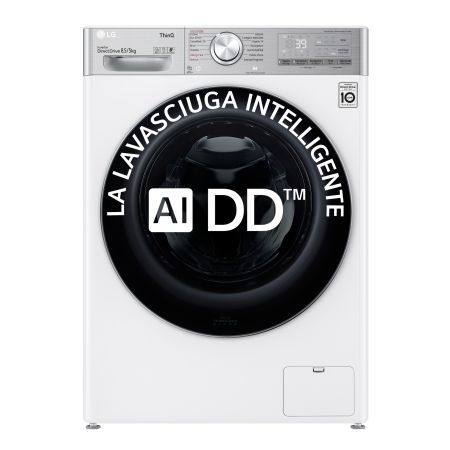 Lavasciuga slim 8,5/5kg AI DD | Serie V9 Classe E / A | 1200 giri, TurboWash360, Vapore, Allergy Care, Eco Hybrid, Wi-Fi | Bianca - F2DV9S8H2E